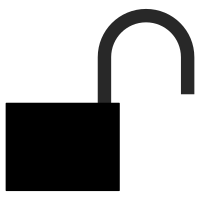 padlock unlocked silhou 01