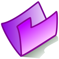folder violet