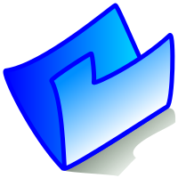 folder blue