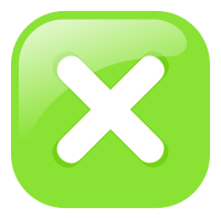 green square submit icon