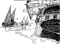 ship opening fire