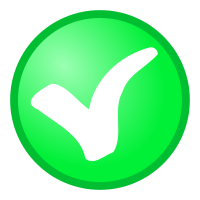 red + green OK, not OK Icons