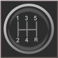 gear shift knob icon