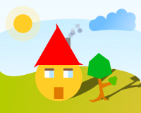 Face house
