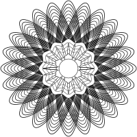 Guilloche Rosette