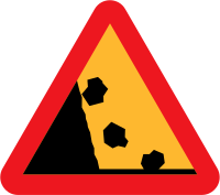 Falling Rocks from the LHS roadsign