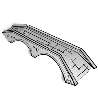 RPG map symbols: Stone Bridge (alternate)