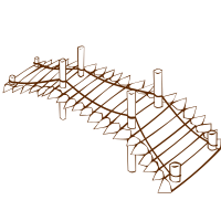 RPG map symbols Wooden Bridge 2