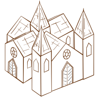 RPG map symbols Cathedral 2