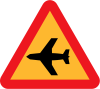 Airplane Roadsign