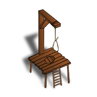 RPG map symbols: Gallows