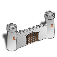 RPG map symbols: Gate