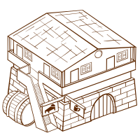 RPG map symbols Inn 2
