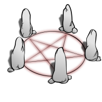 RPG map symbols: Magic Stones