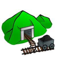 RPG map symbols: Mine