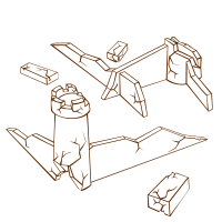 RPG map symbols Ruins 2