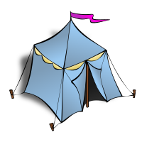 RPG map symbols: Tent