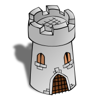 RPG map symbols: Round Tower