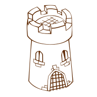 RPG map symbols Round Tower 2
