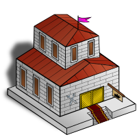 RPG map symbols: Townhall