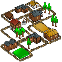 RPG map symbols: Village