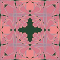 Art Nouveau Tile Pattern