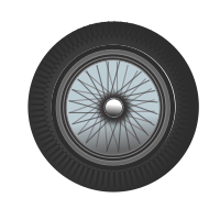 classic car wheel