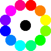 colorful dodecagons