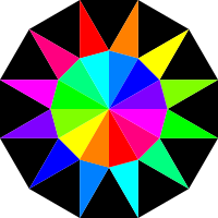 rainbow dodecagram