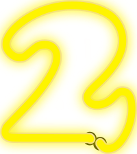 Neon Numerals-2 1