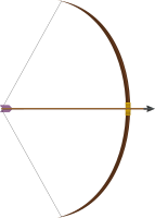 bow with arrow