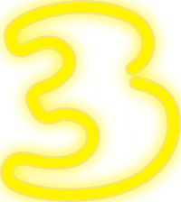 Neon Numerals-3 2