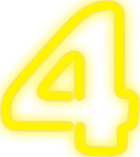 Neon Numerals-4 2