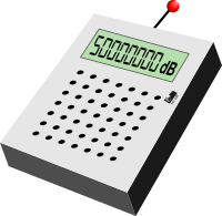 Electronic decibel measurer