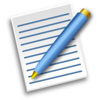 Paper with pen