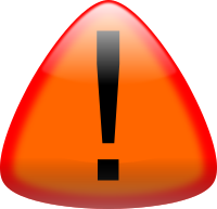 Caution, Warning. Precaucion, Alerta