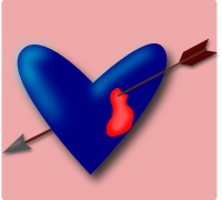 remixed pierced heart
