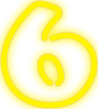 Neon Numerals-6 2