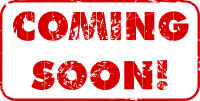 Red Coming Soon Stamp