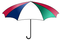 Umbrella, colorful