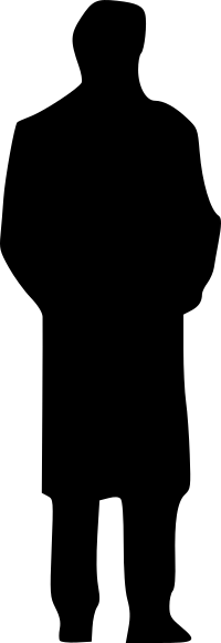Silhouette of a man