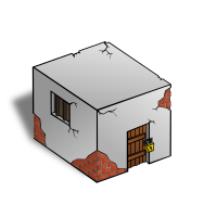 RPG map symbols: Jailhouse