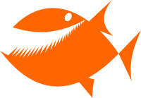 Fish silhouette by Rones
