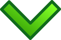 green single arrows set