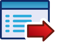 red menu icon set