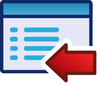 red menu icon set