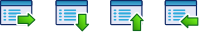 green menu icon set