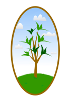 Oval Tree Landscape