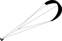 Kitesurf silhouette