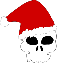 Santa skull